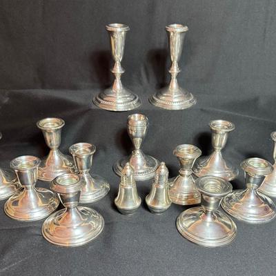 Sterling Candlesticks 