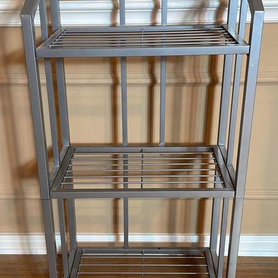 Three Tier Tower In Brushed Nickel