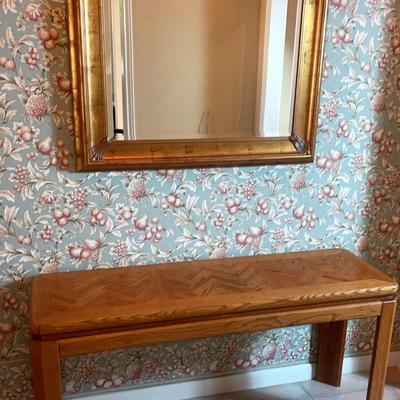 Entry Table And Mirror 