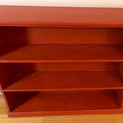 Bookshelf in Red