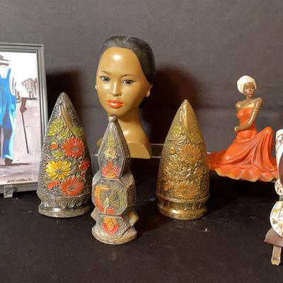 Elaine Dungill Bust and Other Art Pieces