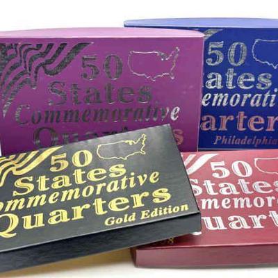 50 States Commemorative Quarters-Denver Mint, Gold, Platinum & Philadelphia
