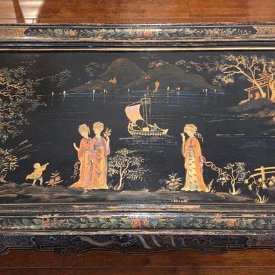 Antique 19th century Chinoiserie table 