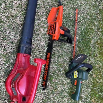 Electric Yard Equipment Trio 