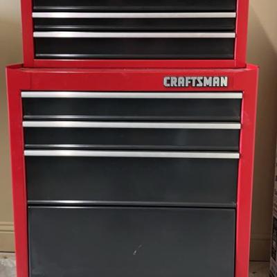 Craftsman Rolling Tool Box *Key Included* w/ Contents