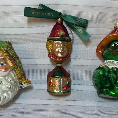 Radko And Waterford Ornaments 