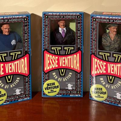 Jesse Ventura Man Of Action Dolls