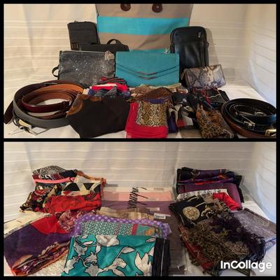 Silk And Cashmere Scarves, Belts And Bags 