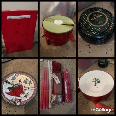 Christmas Mystery Lot- Crate And Barrel 