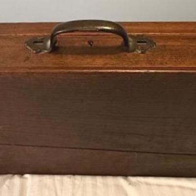 Vintage Wooden Carrying Case 
