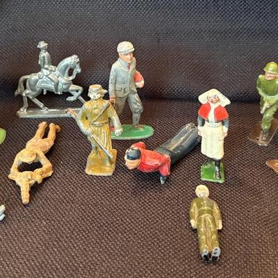 Collection Of Vintage Metal Civil War, Continental Infantry, Indian & Others