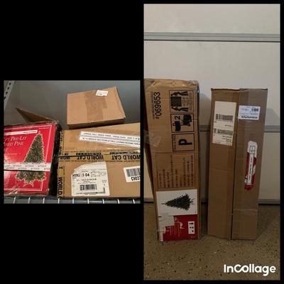 Holiday Christmas Trees In Box 
