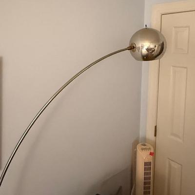 Mid Century Chrome Arc Floor lamp 