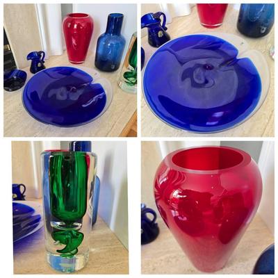 Art Glass: Sweden, Handmade Signed Czech Republic 