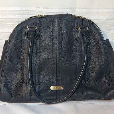 T Tahari Leather Satchel Purse 