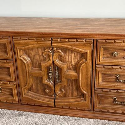 Bassett Furniture Spanish Revival Style Dresser