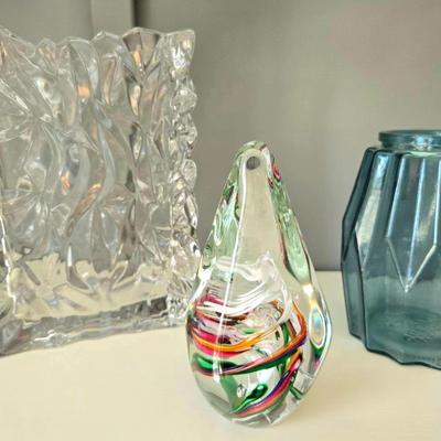 Rosenthal German Vase, Art Glass, Vintage Jar