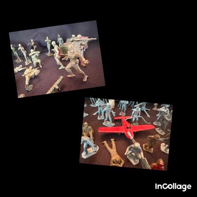 WWII & Air Force Plastic Soldiers  2/3”