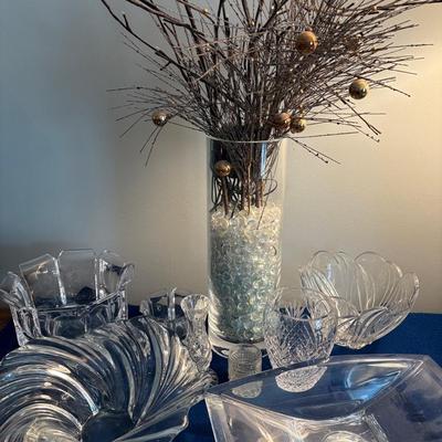 Assorted Cut Glass & Crystal-Lenox, Nambe & Other