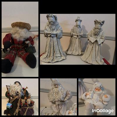 Angel And Santa Decor  