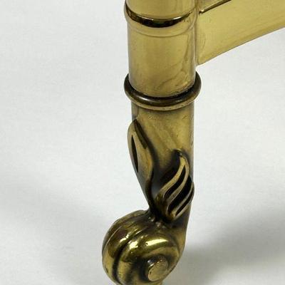 Vintage Mid Century LaBarge Style Brass End Table - Base Only - Hollywood Regency