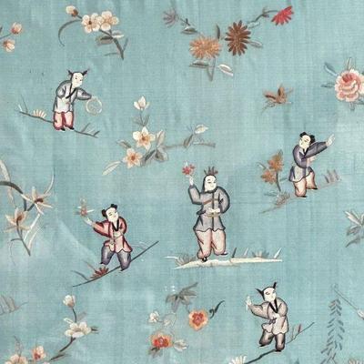 Large Vintage Framed Chinese Silk Embroidery 3' x 5' 