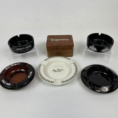 Vintage Casino Ash Tray Assortment