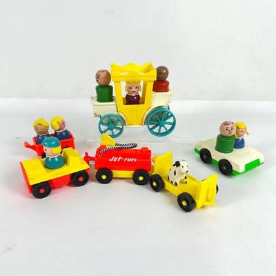 Vintage Fisher-Price PlaySkool Little People Toys