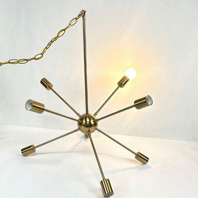 Vintage Sputnik Hanging Lamp - Tested, Works!