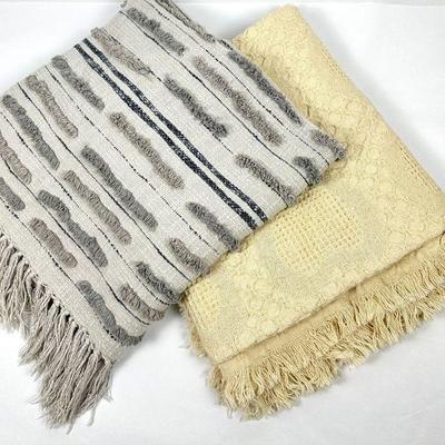 Vintage Throw Blankets - Set of 2
