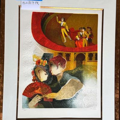 Sunol Alvar "Carmen Suite: Act IV Duo Final" Lithograph 250/275

