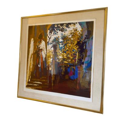 Nicola Simbari "Afternoon In Procida" Lithograph 13/160 with receipt