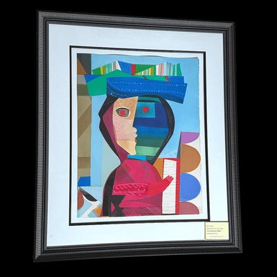 Max Papart Lithograph 49/195 from 'UN LOT DE JOYEUSES
AFFICHES WITH JEAN TARDIEU' with COA