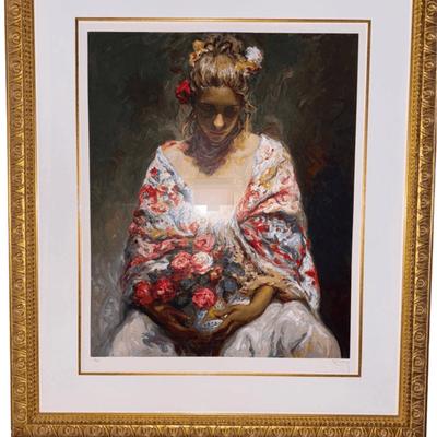 Jose Royo "Miriame" Lithograph 6/225 with COA