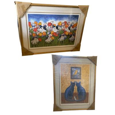 Pat Cranor Lithographs 309/400 and 285/400 with COA