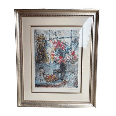 Marc Chagall "Bouquet Ardent" Lithograph
