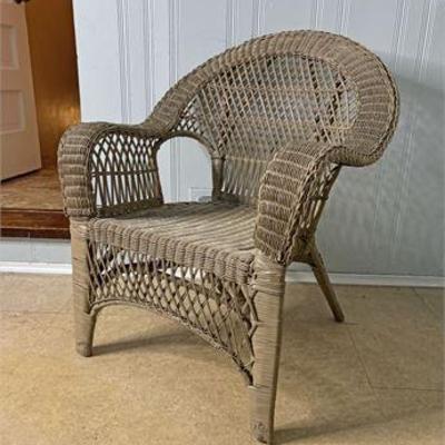 Armstrong Wicker Arm Chair 