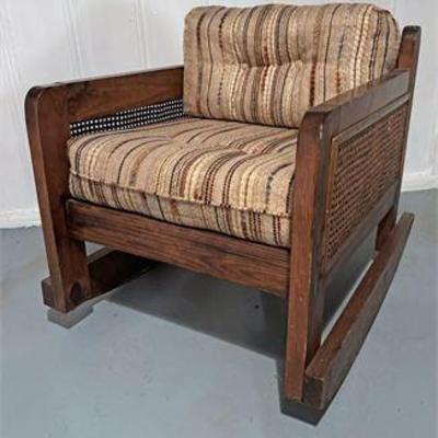 Mission Arts & Crafts Limbert Style Cain Rocker .jpg