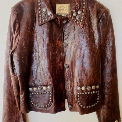Double D Ranch Leather Jacket