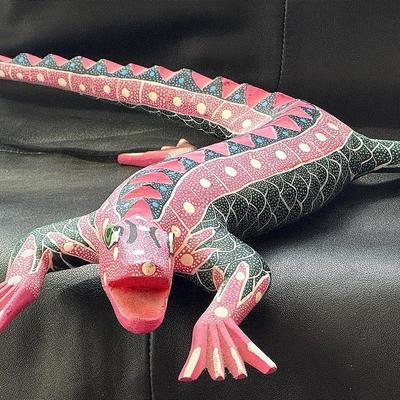 Oaxacan Handcrafted Alligator Art 
