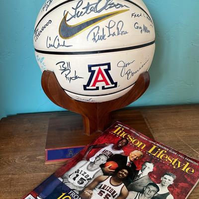 Signed U Of A Basketball 