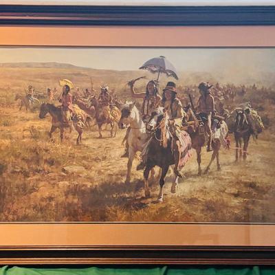 "Comanche Spoilers" by Howard Terpning