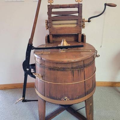 #380 Wringer Washing Barrel 