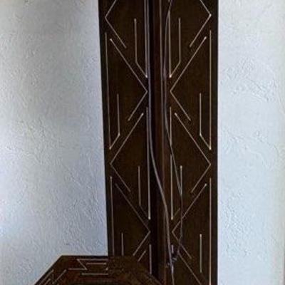Southwest Style Lamp and Mirror 