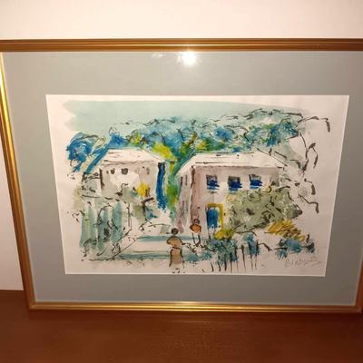 Alfred Birdsey Original Watercolor 