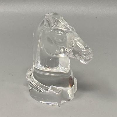 Stuben Horse Head Crystal