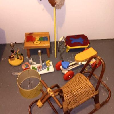 Large Vintage Toys & Furniture 
