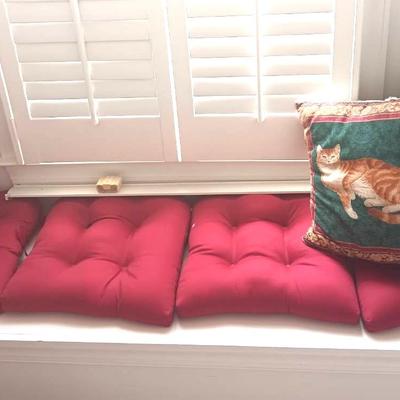 Window Seat Cushions & Cat Pillows 