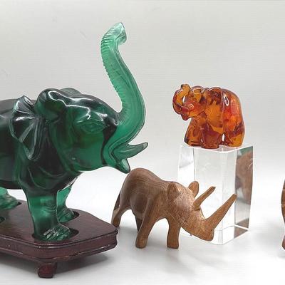 Elephants From Many  lands