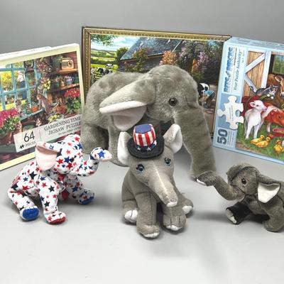 Puzzles For The Young & Stuffed Animals